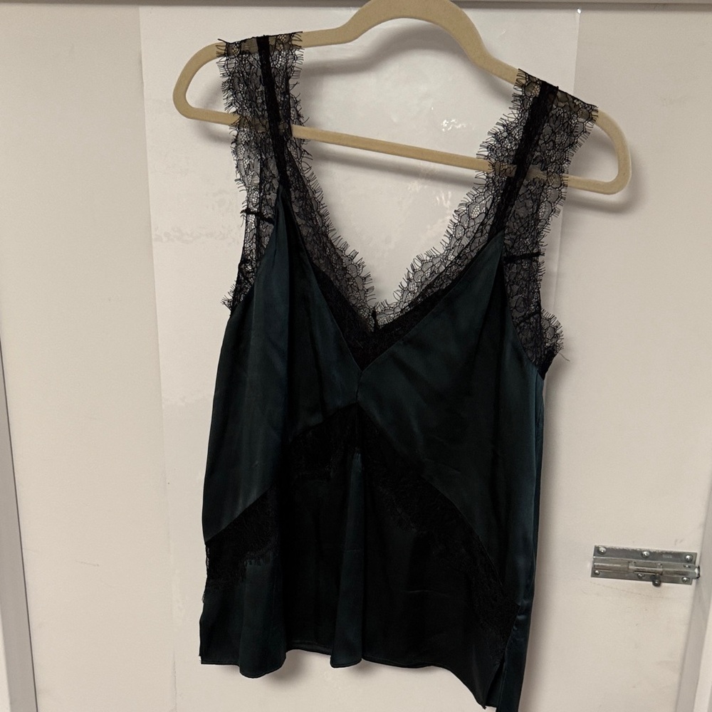 Cami NYC Black Lace Trim Camisole